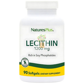 LECITINA DE SOJA 1200MG 90 PERLAS NATURES PLUS