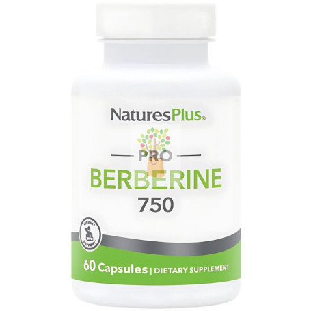 PRO BERBERINA 750MG 60 CÁPSULAS VEGETALES NATURES PLUS