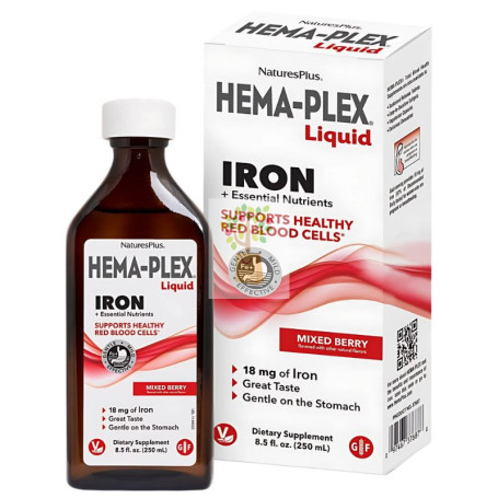 HEMA-PLEX LIQUID 250ML NATURES PLUS