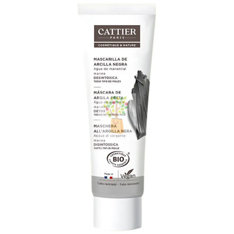 MASCARILLA DE ARCILLA NEGRA 100ML CATTIER PARIS