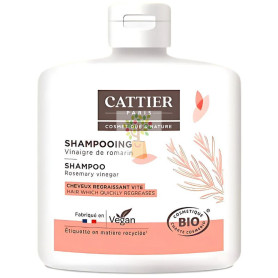 CHAMPÚ CABELLOS GRASOS CON VINAGRE DE ROMERO 250ML CATTIER PARIS