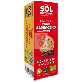 GALLETAS DE TRIGO SARRACENO Y CHOCOLATE BIO 170G SOL NATURAL