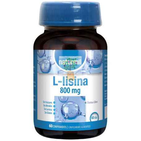 L-LISINA 800MG 60 COMPRIMIDOS NATURMIL