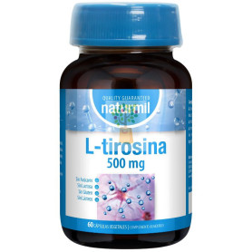 L-TIROSINA 500MG 60 CÁPSULAS VEGETALES NATURMIL