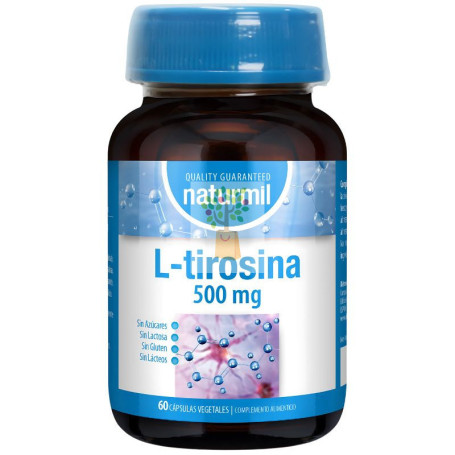 L-TIROSINA 500MG 60 CÁPSULAS VEGETALES NATURMIL