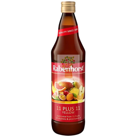 11 PLUS 11 ZUMO MULTIFRUTAS AMARILLO 750ML RABENHORST