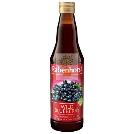 ZUMO ARÁNDANO AZUL SILVESTRE ECOLÓGICO 330ML RABENHORST