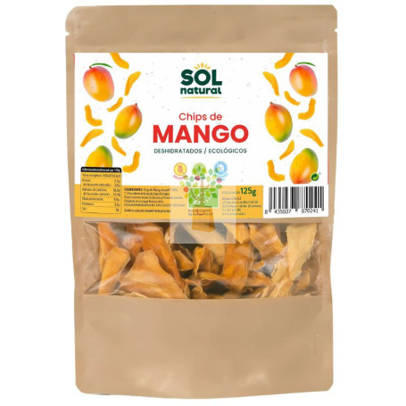 CHIPS DE MANGO BIO 125G SOL NATURAL