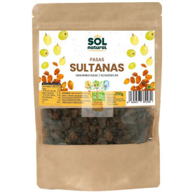 PASAS SULTANAS BIO 250G SOL NATURAL