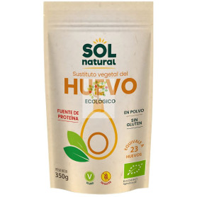 SUSTITUTO VEGETAL DEL HUEVO EN POLVO BIO 350G SOL NATURAL
