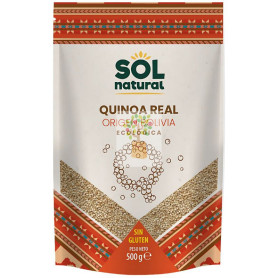 QUINOA REAL ORIGEN BOLIVIA SIN GLUTEN BIO 500G SOL NATURAL