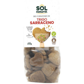 CORAZONES TRIGO SARRACENO CON SIROPE MAÍZ BIO 250G SOL NATURAL