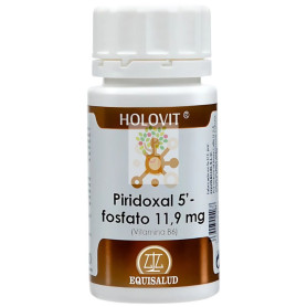HOLOVIT PIRIDOXAL 5-FOSFATO 11,9MG (VITB6) 50 CÁPSULAS EQUISALUD