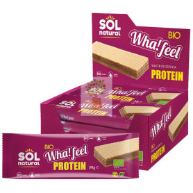 WHA! FEEL SNACK DE ESPELTA PROTEIN BIO 30G SOL NATURAL