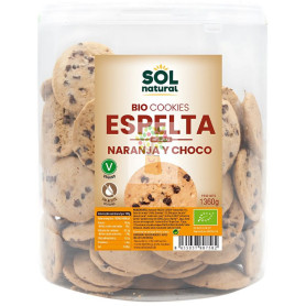COOKIES DE ESPELTA CON NARANJA Y CHOCO BIO 1360G SOL NATURAL
