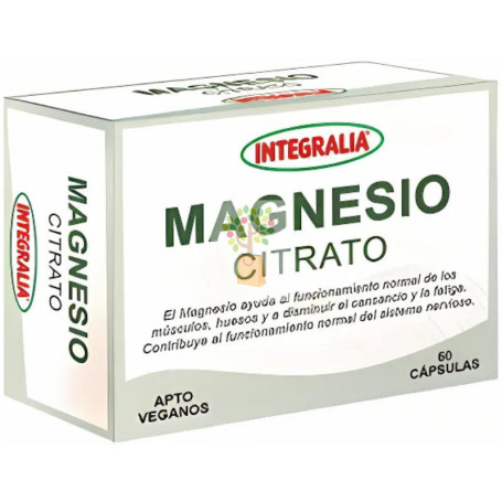 MAGNESIO CITRATO 60 CÁPSULAS INTEGRALIA