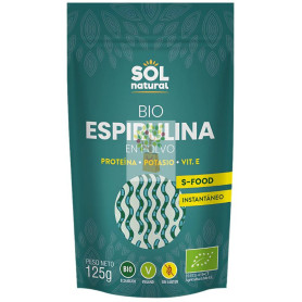 ESPIRULINA EN POLVO BIO 125G SOL NATURAL