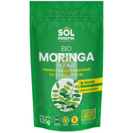 MORINGA EN POLVO BIO 125G SOL NATURAL
