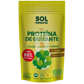 PROTEÍNA DE GUISANTE BIO 250G SOL NATURAL