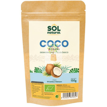 COCO RALLADO BIO 150G SOL NATURAL