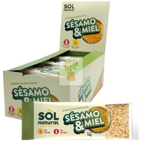 BARRITA DE SÉSAMO Y MIEL 50G SOL NATURAL