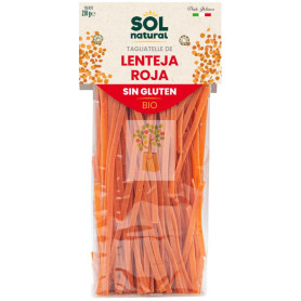 TAGLIATELLE DE LENTEJA ROJA SIN GLUTEN BIO 250G SOL NATURAL