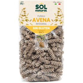 FUSILLI DE AVENA INTEGRAL SIN GLUTEN BIO 250G SOL NATURAL