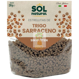 ESTRELLITAS DE TRIGO SARRACENO SIN GLUTEN BIO 250G SOL NATURAL