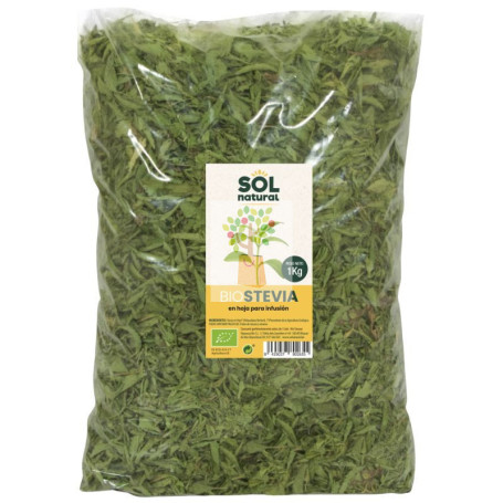 STEVIA BIO A GRANEL EN HOJA 1KG SOL NATURAL