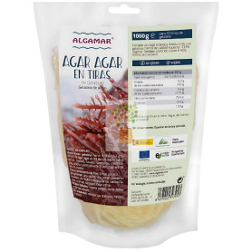 ALGA AGAR AGAR EN TIRAS 1KG ALGAMAR