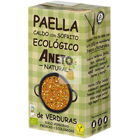 CALDO CON SOFRITO DE VERDURAS PARA PAELLA BIO 1L ANETO