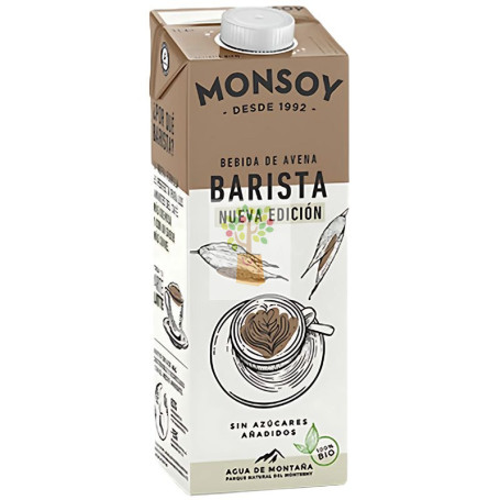 BEBIDA DE AVENA BARISTA BIO 1L MONSOY