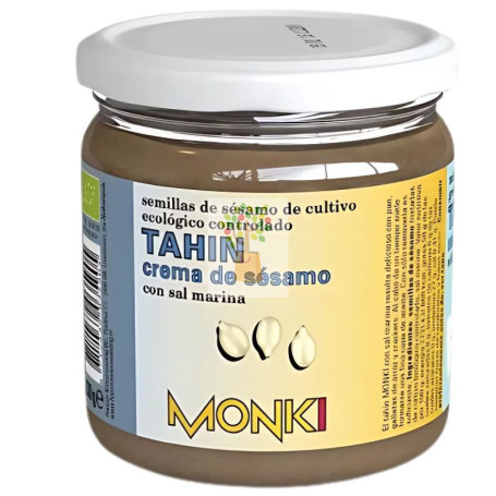 TAHIN TOSTADO CON SAL BIO 330G MONKI