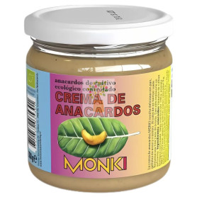 CREMA DE ANACARDO SIN SAL BIO 330G MONKI