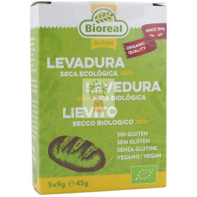 LEVADURA SECA ACTIVA SIN GLUTEN 5 SOBRES BIO BIOREAL