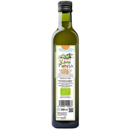 ACEITE DE OLIVA BIO BOTELLA DE CRISTAL 250ML CASA PAREJA
