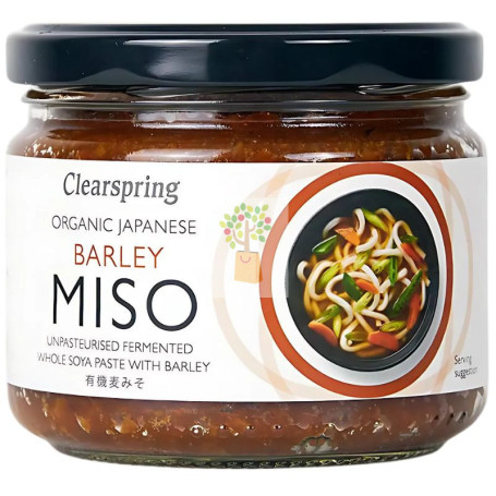 BARLEY MISO (CEBADA) NO PASTEURIZADO BIO 300G CLEARSPRING