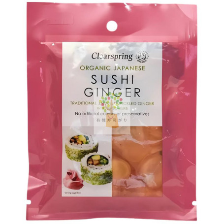 JENGIBRE MACERADO PARA SUSHI BIO 50G CLEARSPRING