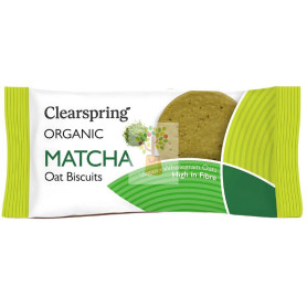 GALLETAS DE AVENA CON MATCHA BIO 480G CLEARSPRING