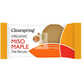 GALLETAS DE AVENA CON MISO Y ARCE BIO 480G CLEARSPRING