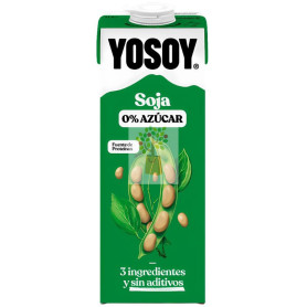BEBIDA DE SOJA 0% AZÚCAR 1L YOSOY