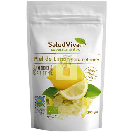 PIEL DE LIMÓN CRISTALIZADO ECO 200G SALUD VIVA
