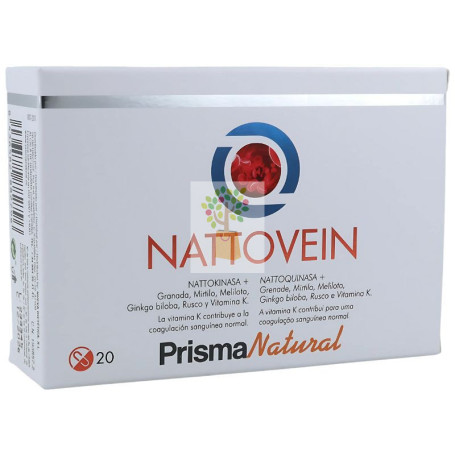 NATTOVEIN 20 CÁPSULAS PRISMA NATURAL