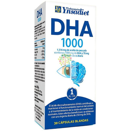 DHA 1000 30 CÁPSULAS YNSADIET