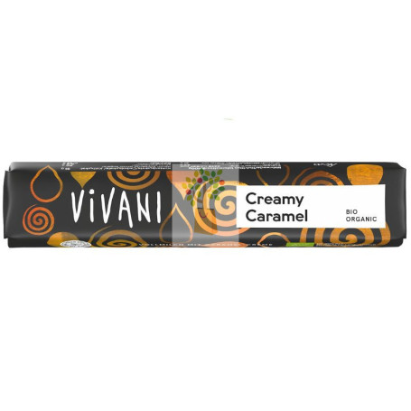 BARRITA DE CHOCO CON LECHE RELLENO DE CARAMELO BIO 40G VIVANI