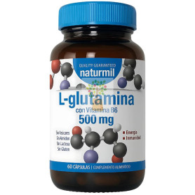 L-GLUTAMINA 500MG 60 CÁPSULAS NATURMIL