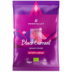 BEBIDA DEPORTIVA POLVO CON GROSELLAS NEGRAS BIO 45G MOONVALLEY