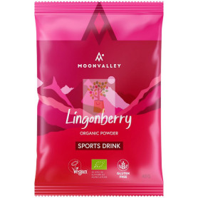 BEBIDA DEPORTIVA POLVO CON ARÁNDANOS ROJOS BIO 45G MOONVALLEY
