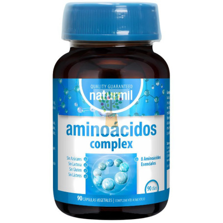 AMINOÁCIDOS COMPLEX 90 CÁPSULAS VEGETALES NATURMIL