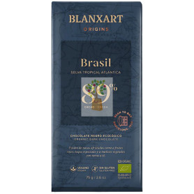 CHOCOLATE NEGRO 89% BRASIL ECO 75G BLANXART